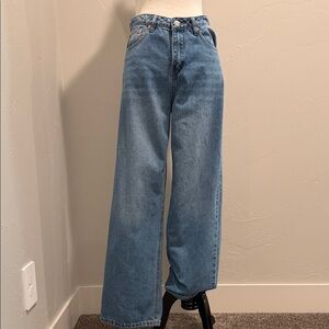 Wider leg jeans.